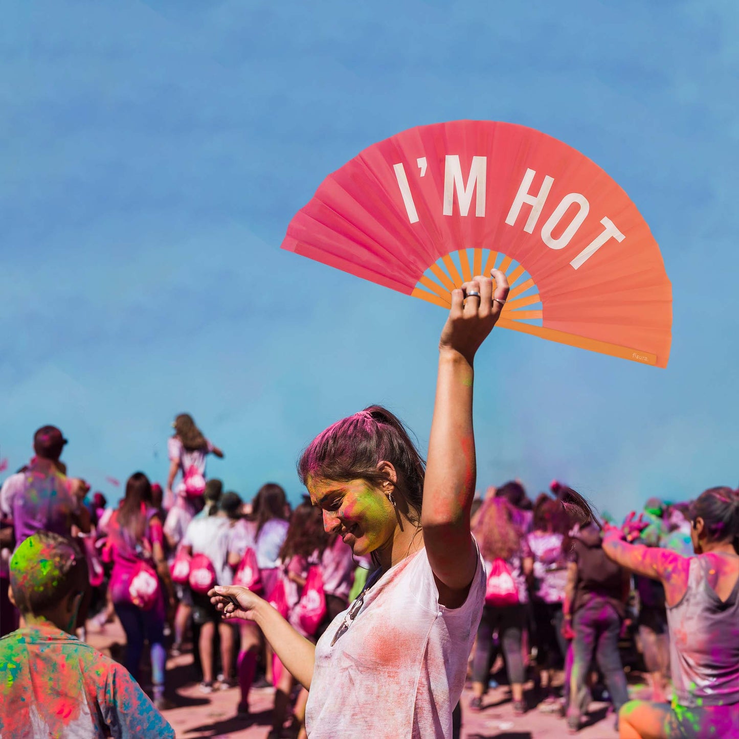 Éventail Xxl « I'm hot » – Fisura – vue 2