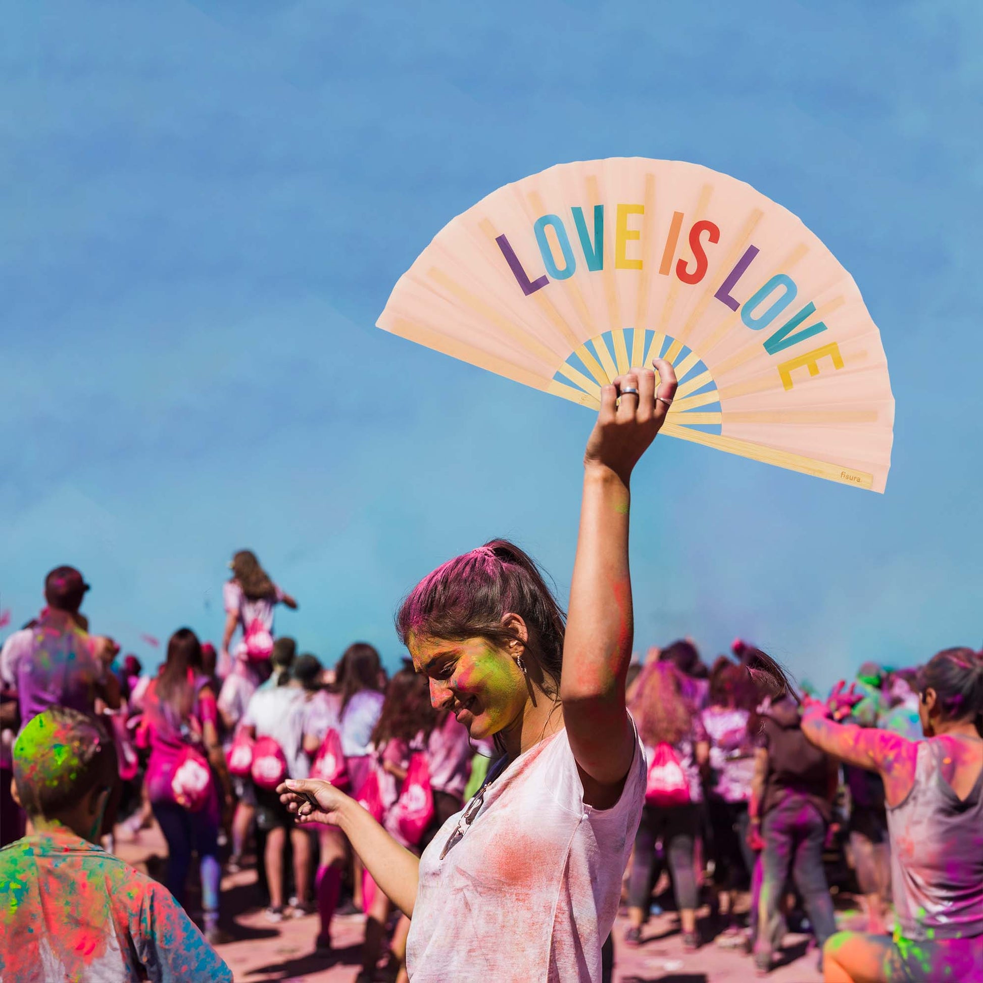 Éventail Xxl « Love is love » – Fisura – vue 2
