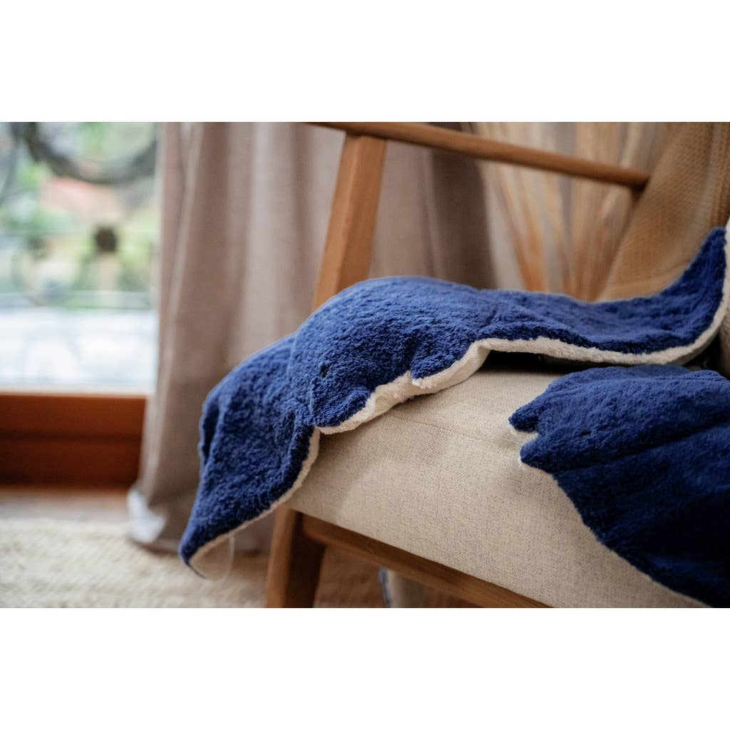 Large Manta Ray Plush | Blue