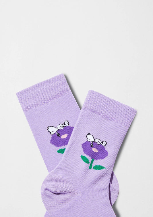 BeSnoopy Flower - 100% Organic Cotton Socks