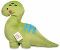 Coussin Peluche Dinosaure Vert