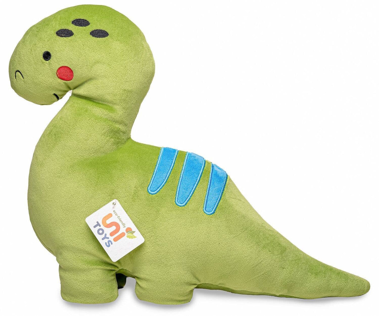 Plush cushion - green dinosaur - cuddly toy/plush