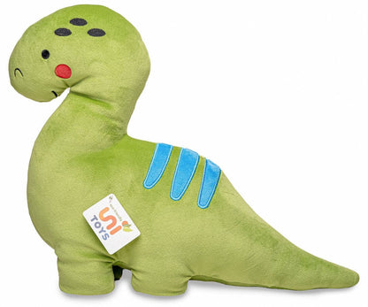 Plush cushion - green dinosaur - cuddly toy/plush