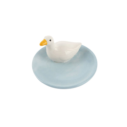 Bramble Farm duck-shaped ring holder, trinket tray in a gift box