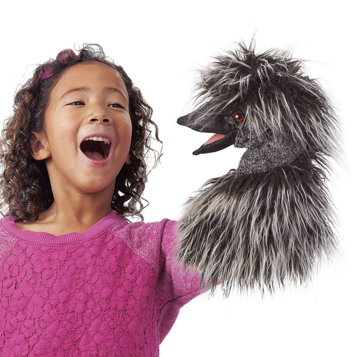Australian Emu Hand Puppet for Puppet Theatre