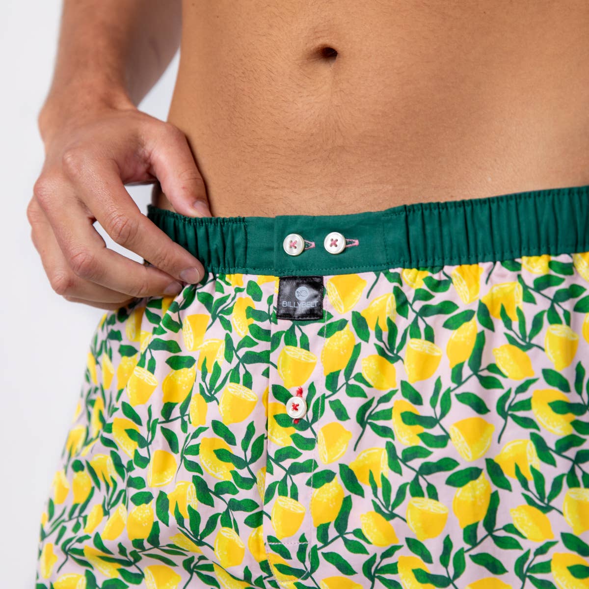 100% Organic Cotton Boxer Shorts - Citrus