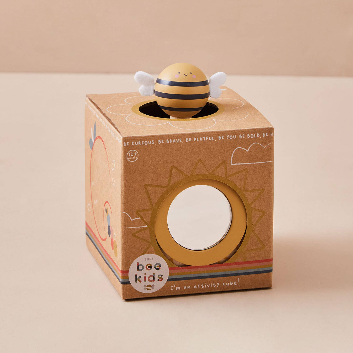 Children's Mini Wooden Activity Cube