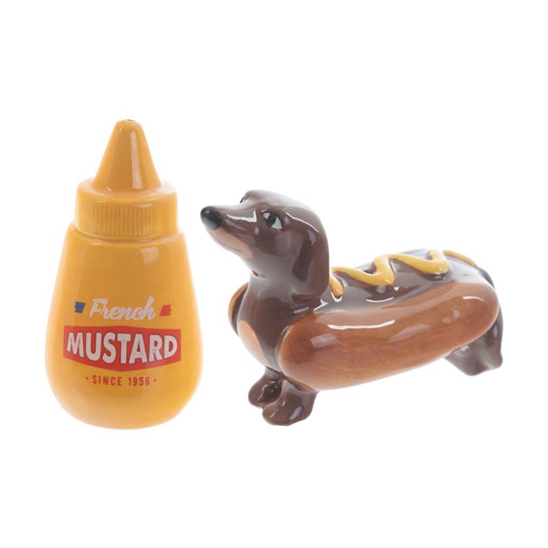 Sel et poivre Teckel Hot Dog et Moutarde