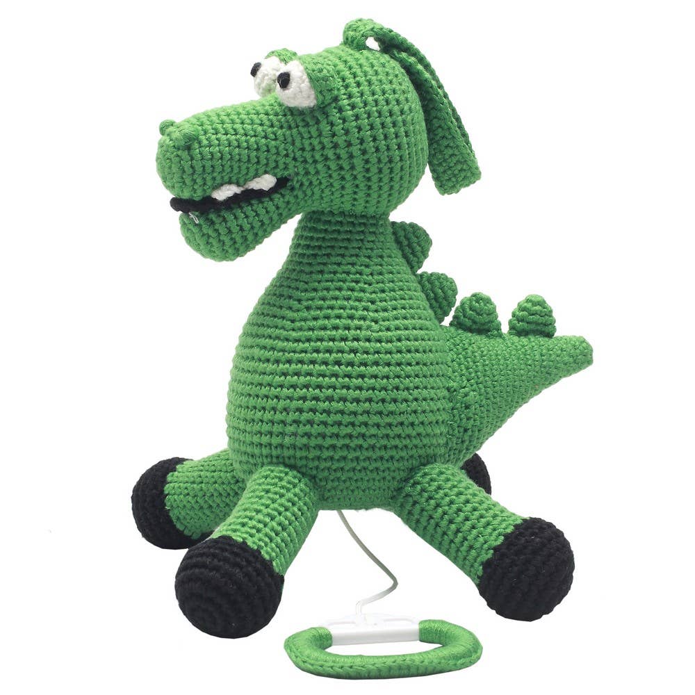 Muziekdoos - Groene Krokodil