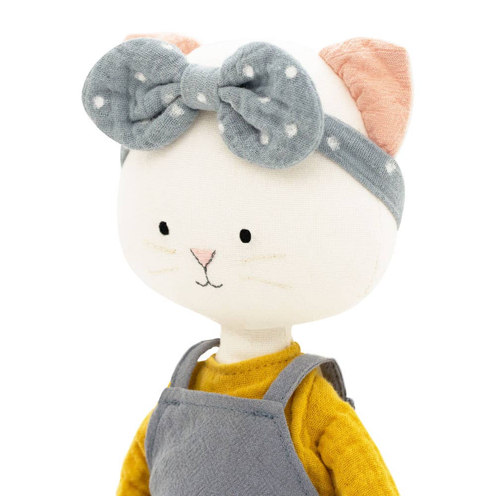 Cotton plush toy, Cotti Motti, Christy the cat (30 cm) -0+