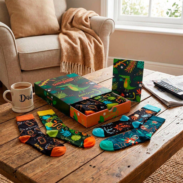 "DaddyGator" Gift Set - 4 Pairs of Socks
