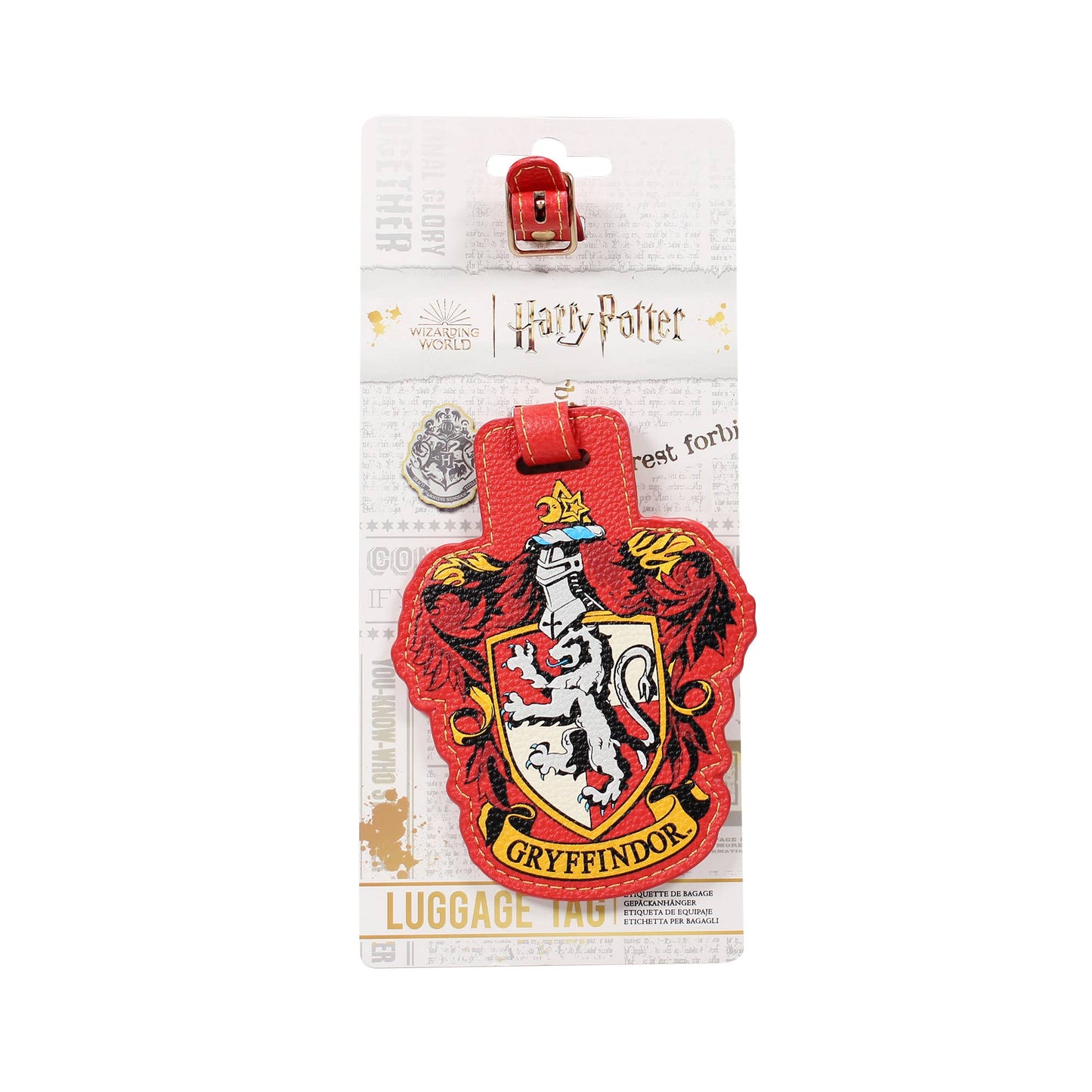 Harry Potter Luggage Tag - Gryffindor