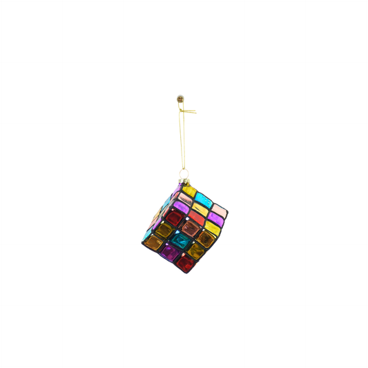 Boule de Noël Casse Tête Cube