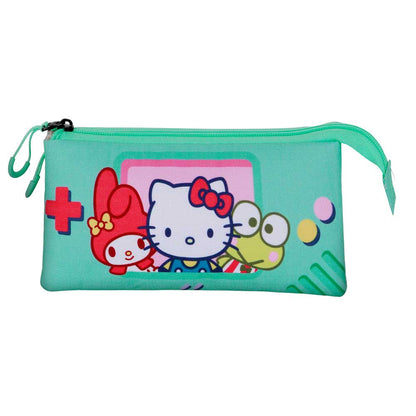 Trousse Triple Hello Kitty « Videogame »