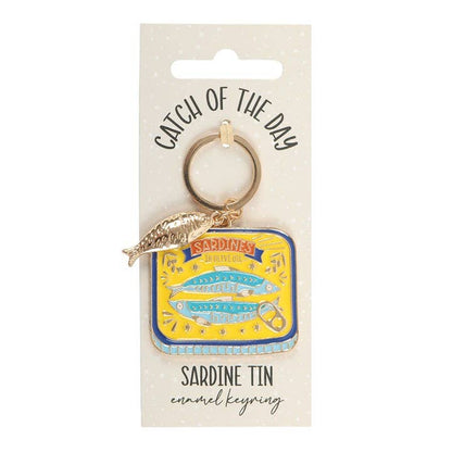 Sardine Can Keychain