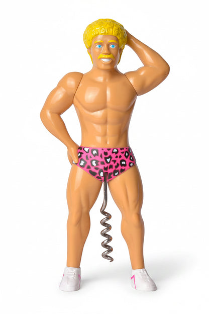 Blonde man bottle opener