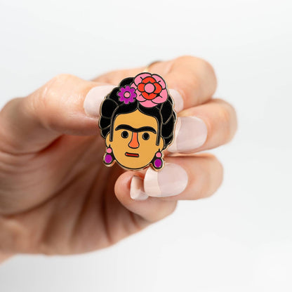 Frida Kahlo Enamel Pin - Artist, lovely gift accessories