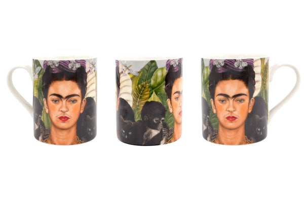 Frida Kahlo Mug - Self-Portrait with Hummingbird
