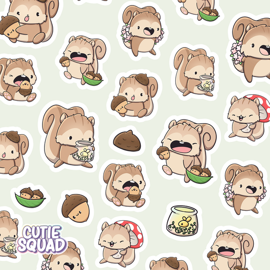 Cozy Nut Club Sticker Sheets