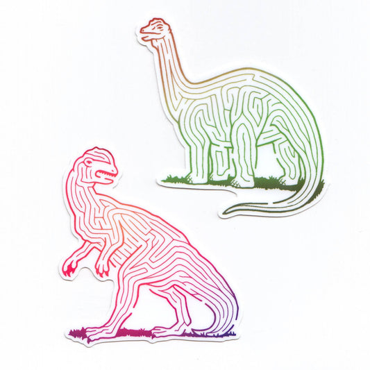 Dinosaur Maze Sticker