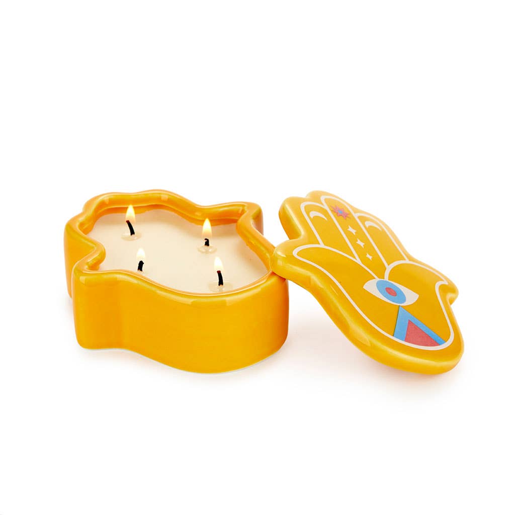 Lucky Hand Candle Yellow