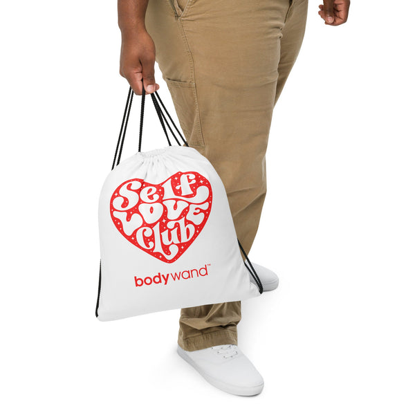 Self Love Club Drawstring Bag