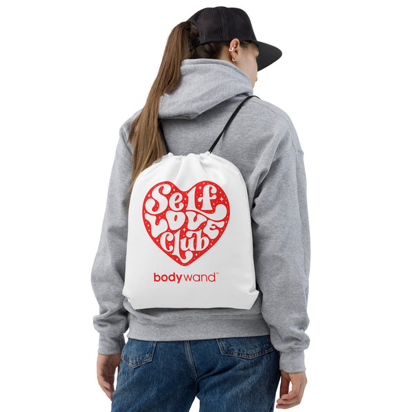 Self Love Club Drawstring Bag