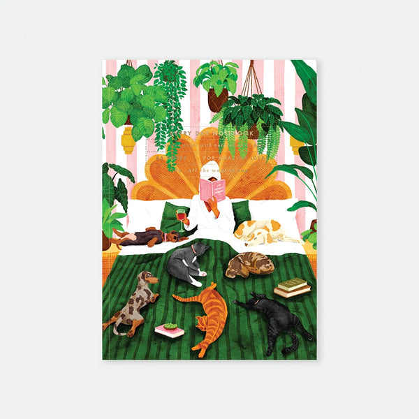 Life With Pets & Plants - A5 Notebook