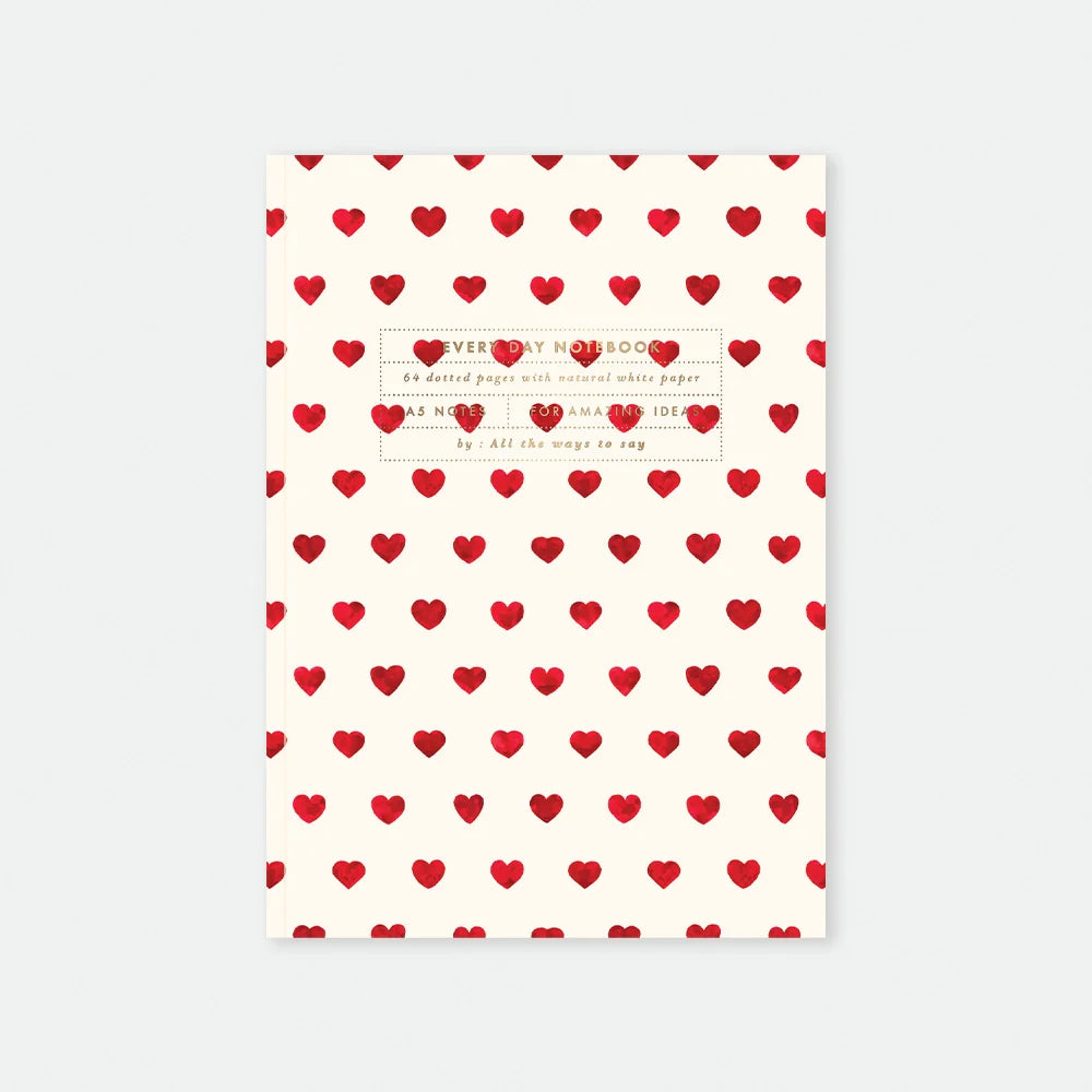 New Hearts - A5 Notebook