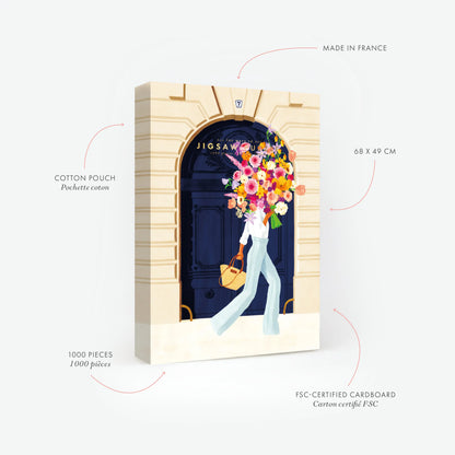 Parisian Door - Jigsaw Puzzle 1000 pieces