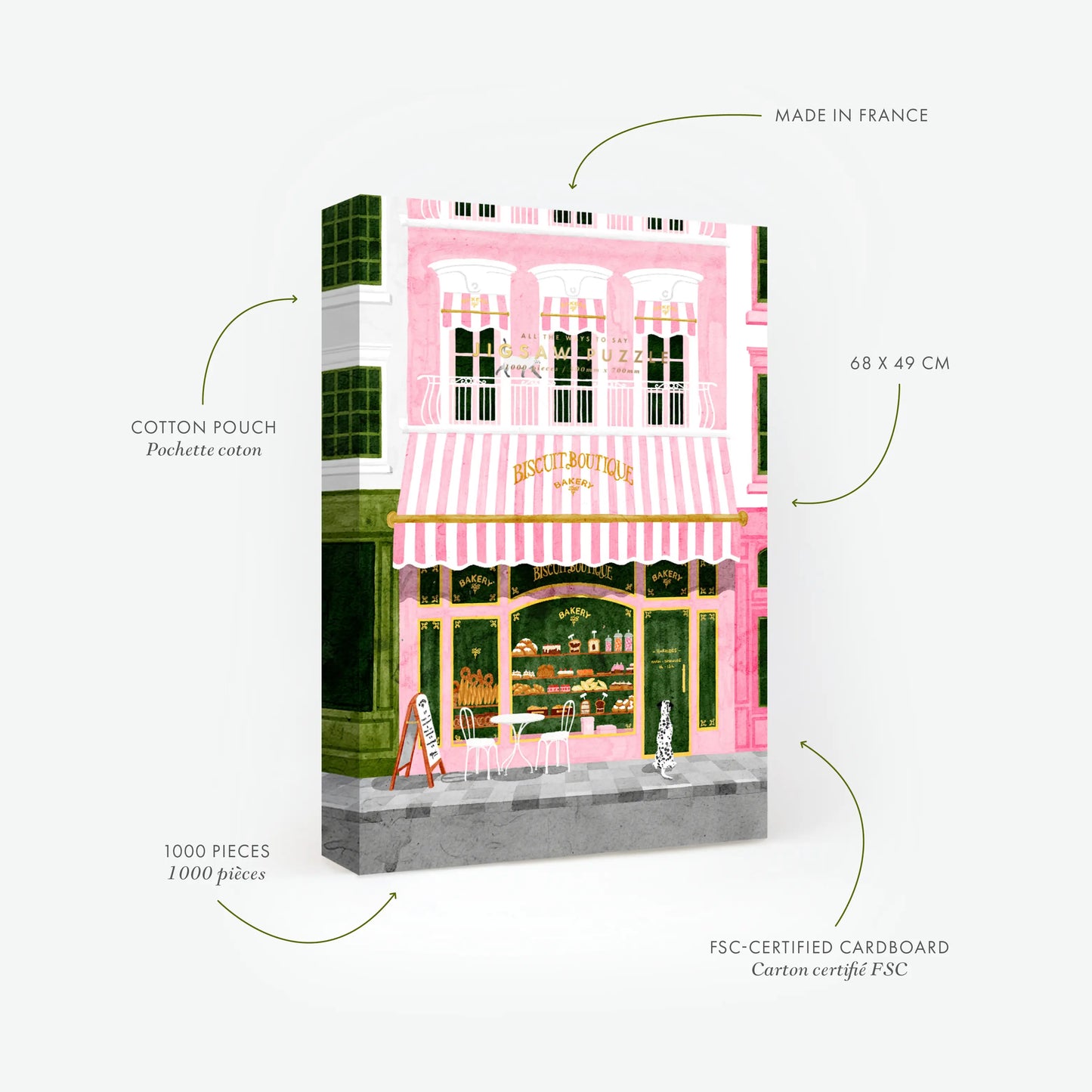 Pink Bakery - Jigsaw Puzzle 1000 pieces