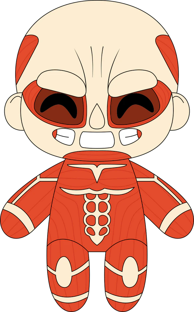 Peluche Chibi Colossal Titan