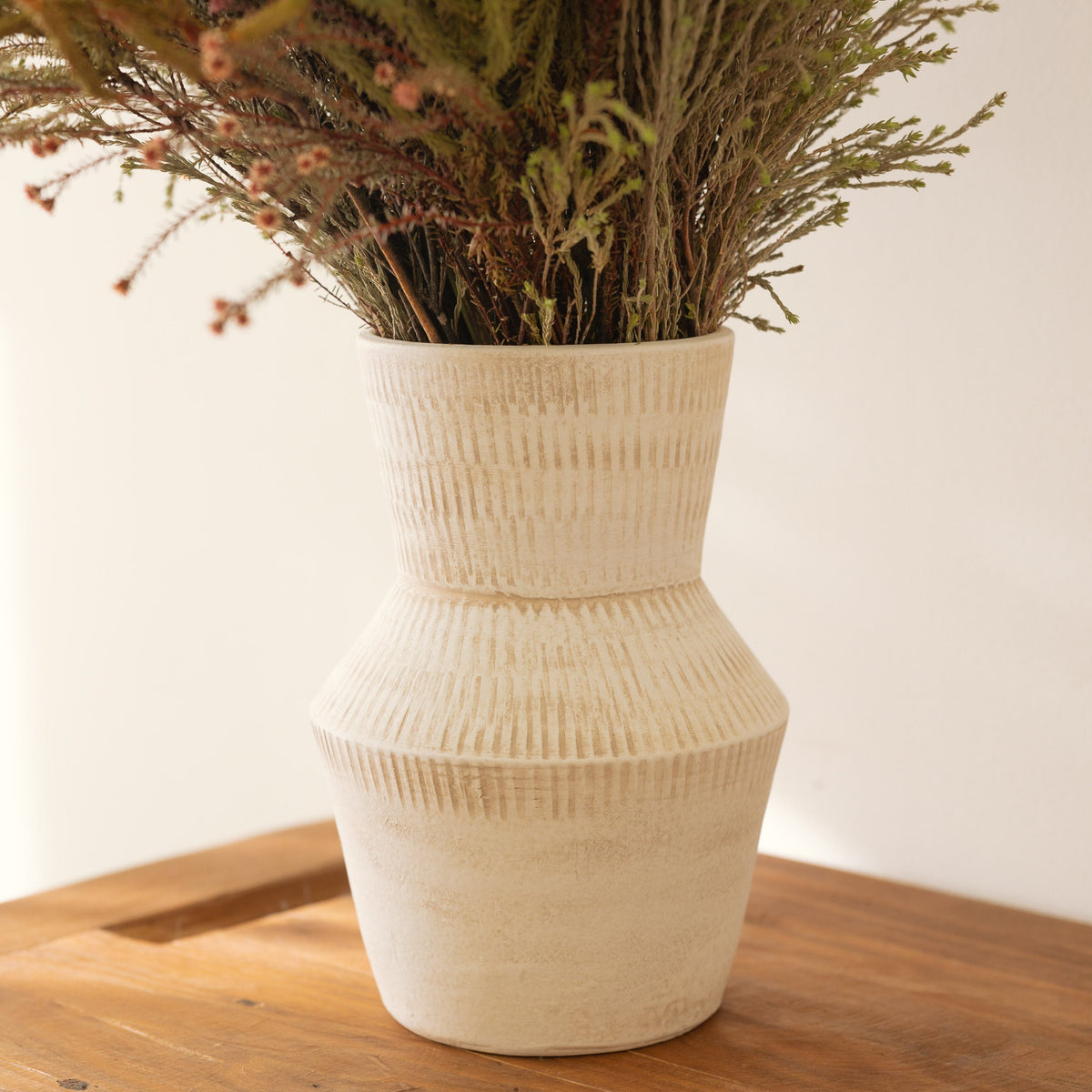 Vase décoratif Puglia en céramique