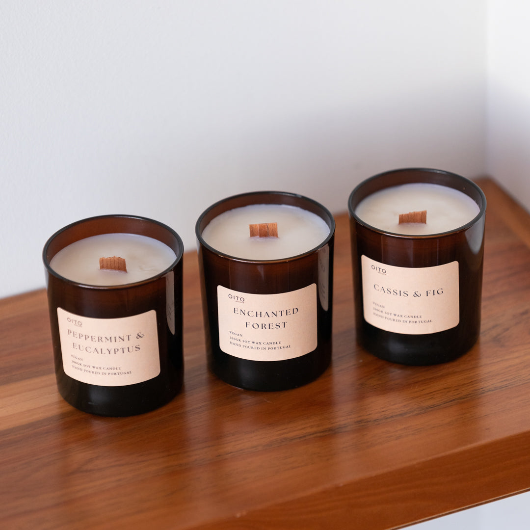 Bougie Menthe poivrée & Eucalyptus – 50 h