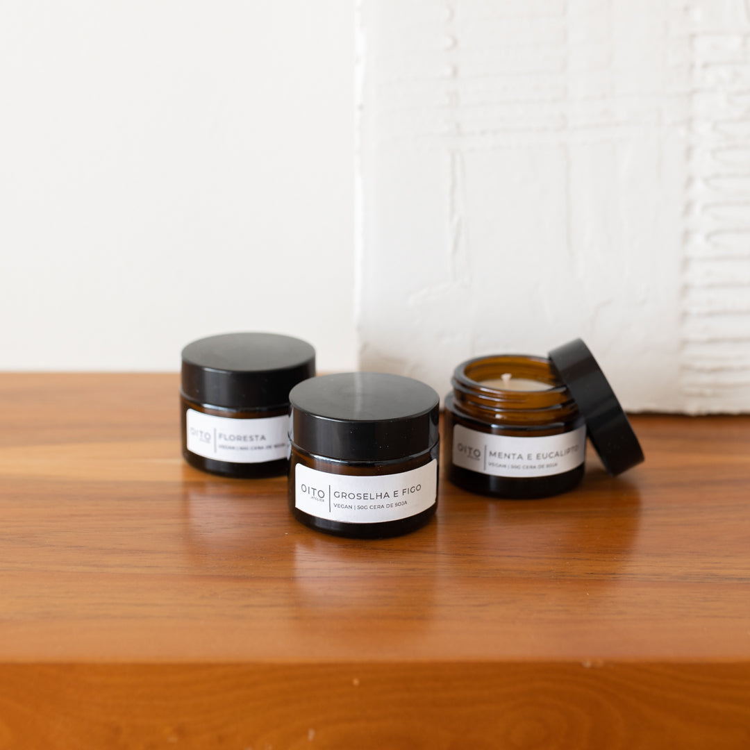 Coffret de 3 bougies parfumées