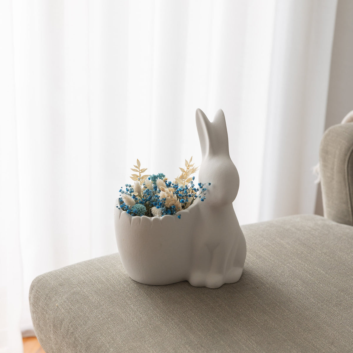 Vase lapin en céramique