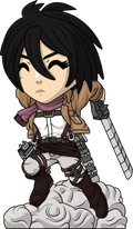 Attacking Mikasa Figure