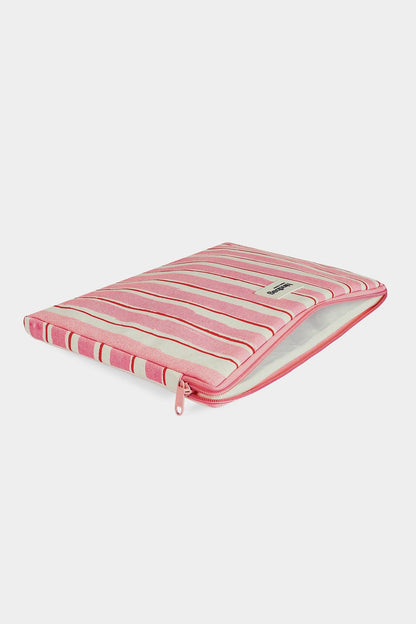 Housse d'ordinateur Ava Rayures Rouge et Rose