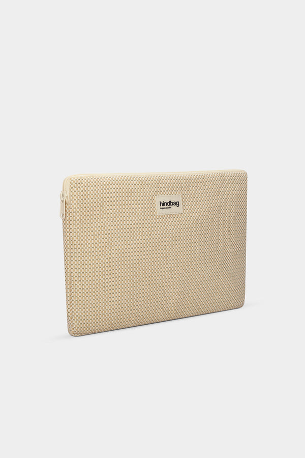 Ava Nude Weave Laptop Sleeve