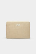 Housse d'ordinateur Ava Tressage nude