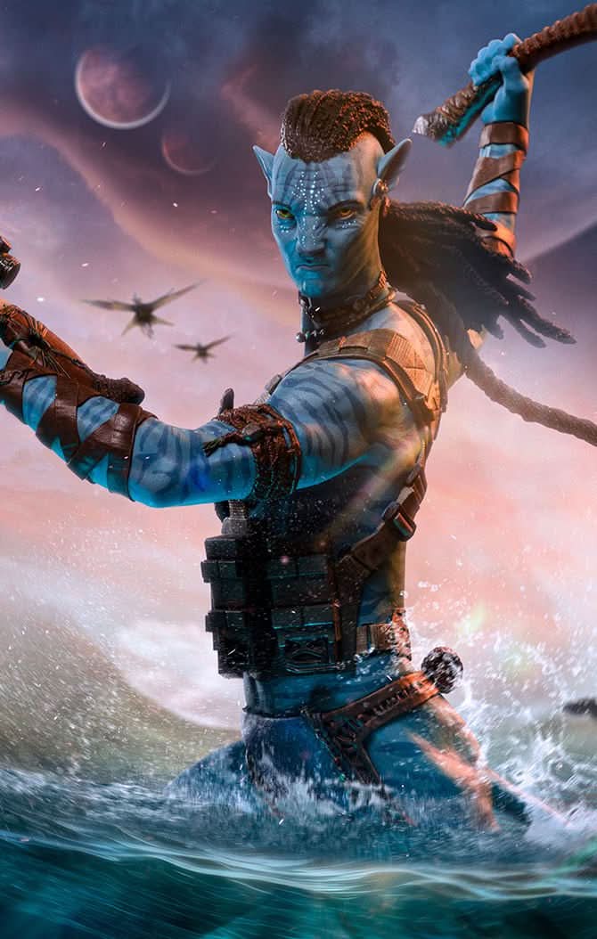 Jake Sully Statue - Avatar: The Way of Water - Art Scale 1/10 - Iron Studios