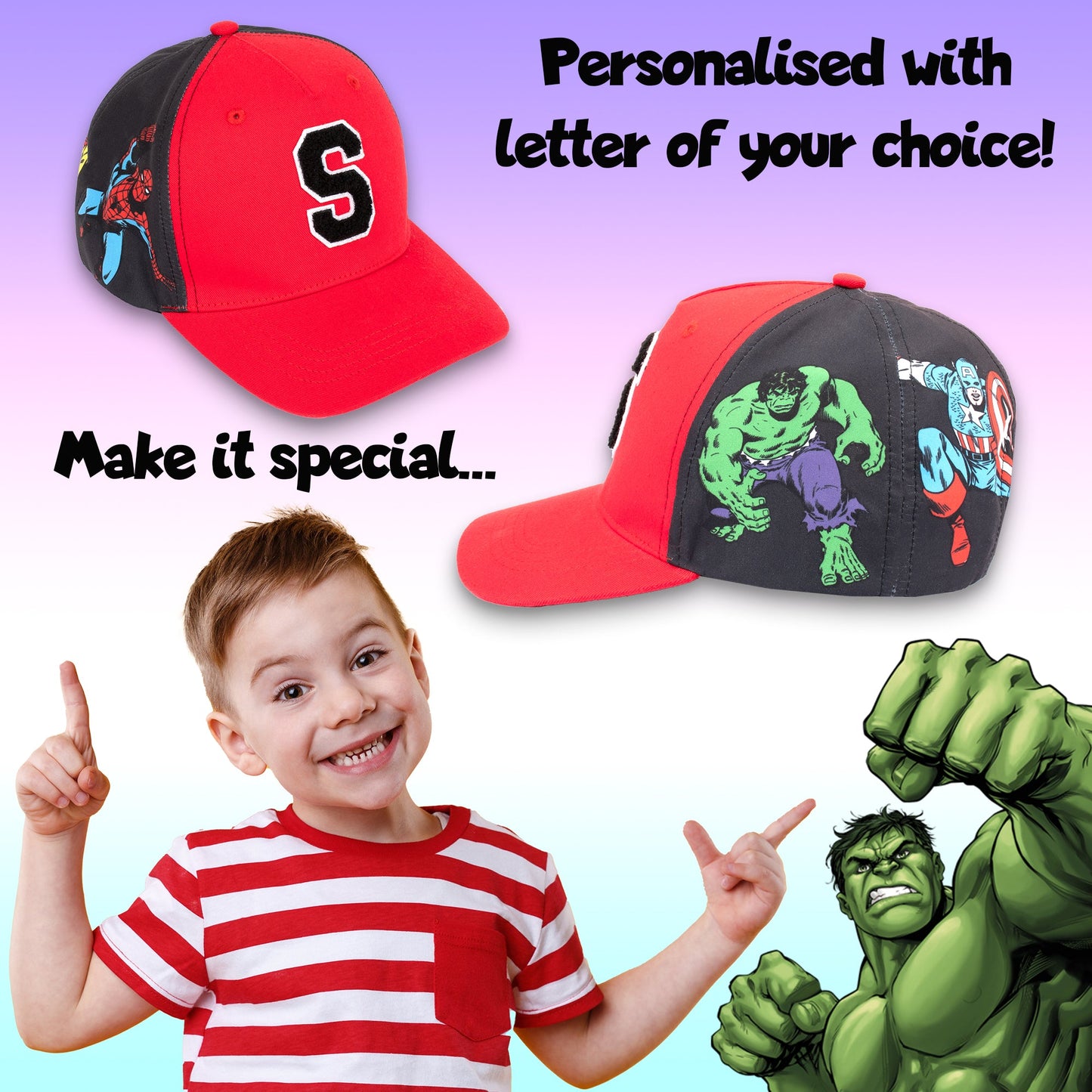 Casquette de baseball Marvel personnalisée
