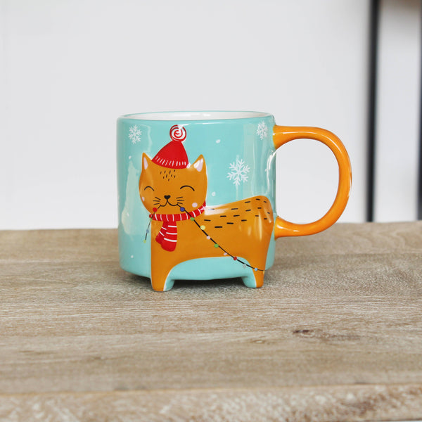 Christmas Cat Mug