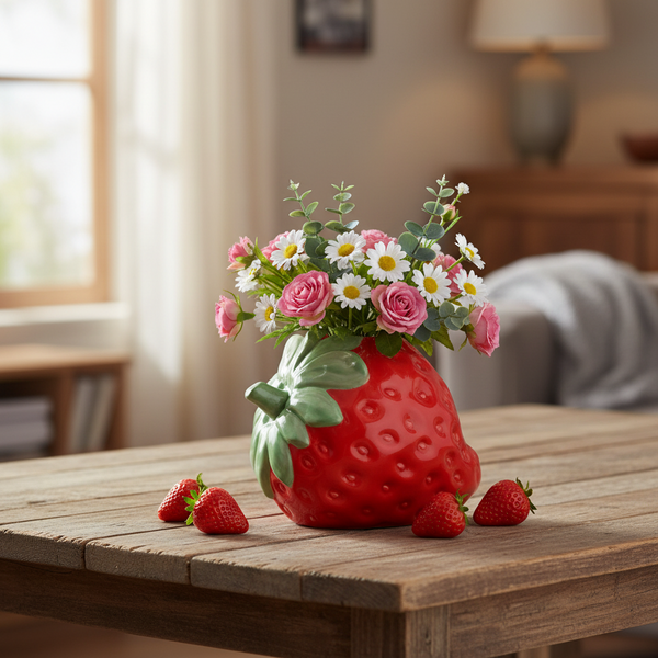 Strawberry Small Vase