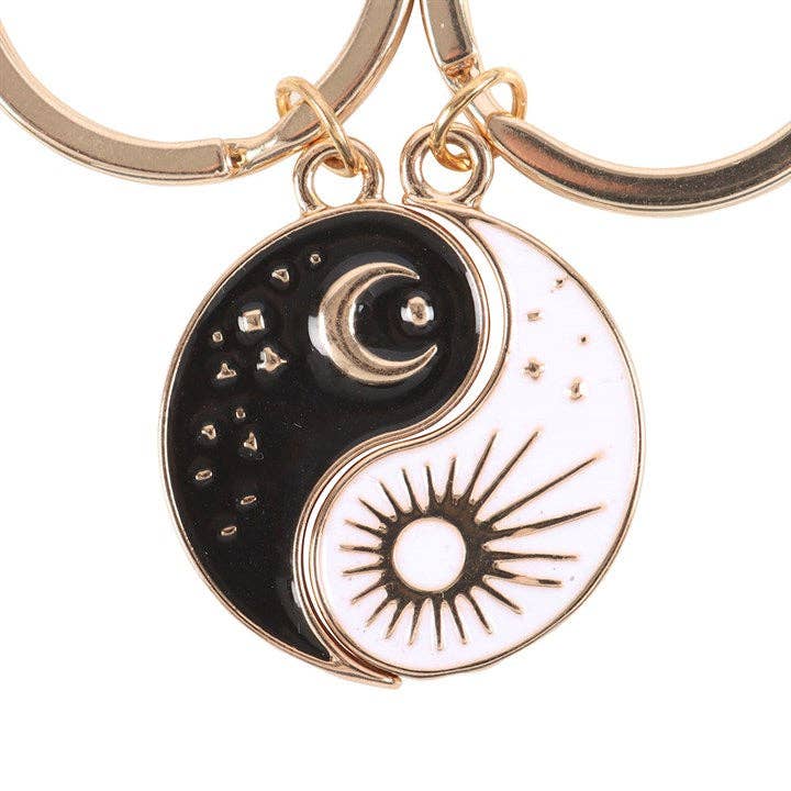 Paire de porte-clés Yin Yang Best Friend
