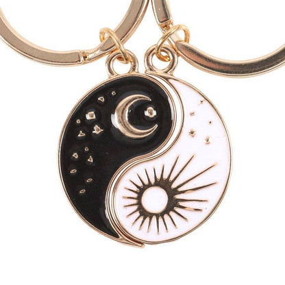 Paire de porte-clés Yin Yang Best Friend