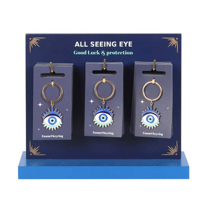 Lot de 24 porte-clés All Seeing Eye exposés