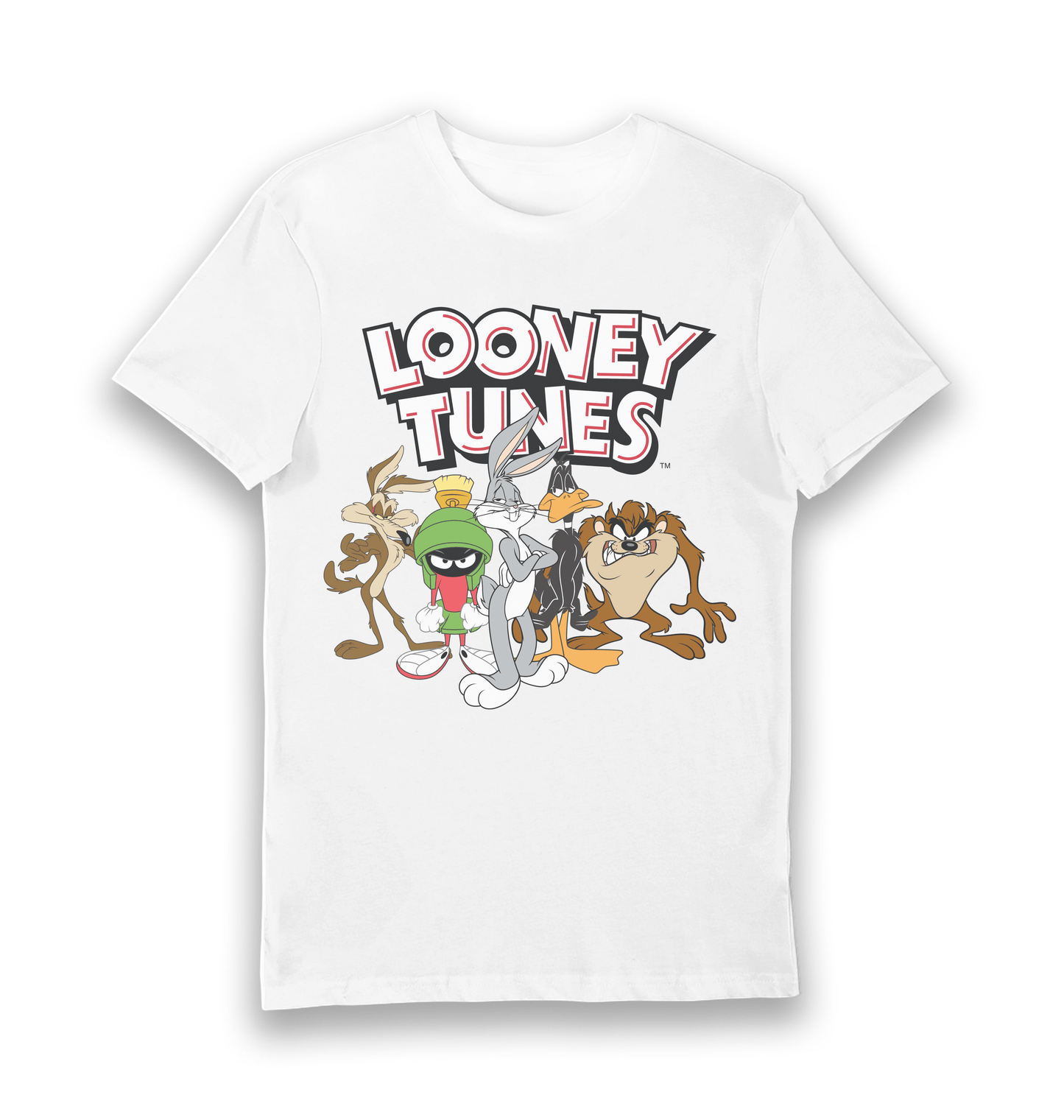 T-shirt Looney Tunes groupe avec logo