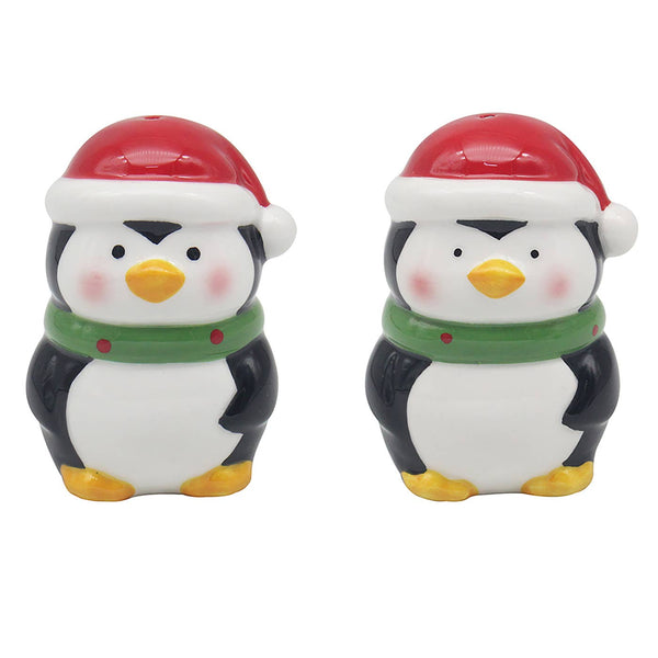 Salière et poivrière Pingouins de Noël