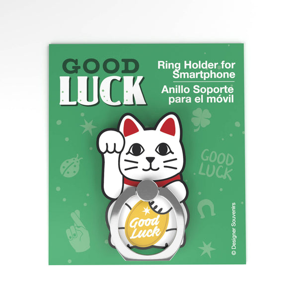 Lucky Cat Phone Ring Holder
